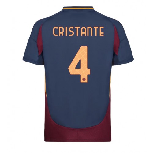 Fotbalové Dres AS Roma Bryan Cristante #4 Alternativní 2024-25 Krátký Rukáv